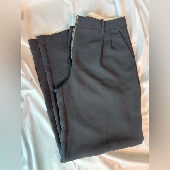 Wilfred Black Wide-Leg High-Rise Pants - Picture 3 of 5